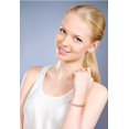 thumbnail image 4 of Woeilo Handmade Gemstone Stretch Elastic Bracelet Crystal Healing Reiki Nature's Beauty and Spiritual Essence Unisex (12mm, Rhodochrosite) Rhodochrosite 12mm, 4 of 4