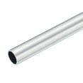 thumbnail image 1 of Uxcell tubo de aluminio de 28 mm de diámetro exterior y 24 mm de diámetro interior, longitud de 400 mm para proyectos de bricolaje en la industria, 1 of 5
