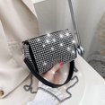 thumbnail image 3 of Bolso de mano de noche ostentoso para mujer, dama de honor, chica, novia, bolso de diamantes de imitación con purpurina para fiesta y boda ER, 3 of 5