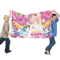 thumbnail image 2 of JoJo Siwa Bandera impresa con temática, regalo perfecto para fanáticos, amigos y familiares, y adecuada para actividades al aire libre e interiores, decoraciones de fiesta. 120*180CM, 2 of 6
