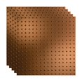 thumbnail image 1 of FASÄDE Miniquattro Decorative Vinyl 2ft x 2ft Lay in Ceiling Panel in Oil Rubbed Bronze (5 Pack), 1 of 5