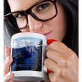 thumbnail image 2 of 3drose, Crater Lake and Wizard Island in Summer, Klamath County, Oregon, 11oz Two-tone Red Mug, 2 of 6