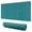 Teal Christmas Snowflake, variant on Long Mouse Pads for Desk,Teal Christmas Snowflake Pattern Desk Mats on Top Of Desks, Desk Mouse Pad Extra Large with 3mm Non-Slip Base and Stitched Edge for Gaming,Office,Work,Home 47.3x23.6in
