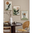 thumbnail image 4 of Decoración mural PHOPAGO Boho Plant Green Botanic enmarcada 28 x 36 cm x 3, 4 of 7