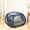 Blue, variant on Aplter Collapsible Laundry Basket, 90L Mesh Pop Up Laundry Hamper Foldable Clothes Hamper, Gray