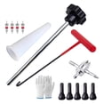 thumbnail image 1 of 13-Piece Tire Valve Stem Tool Kit for Cars, ATVs, Trucks, Motorcycles - Quick Install & Repair, 1 of 8