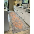 thumbnail image 3 of Chenille Printed Design Rug, Area Rugs, Kitchen Rugs, Blue Rugs, Easy to Clean Rugs, Bridesmaid Gift Rugs, Bohemian Rugs, Large Rugs, Pattern Rugs, 1.7'x2.3' - 50x70 cm, 3 of 6