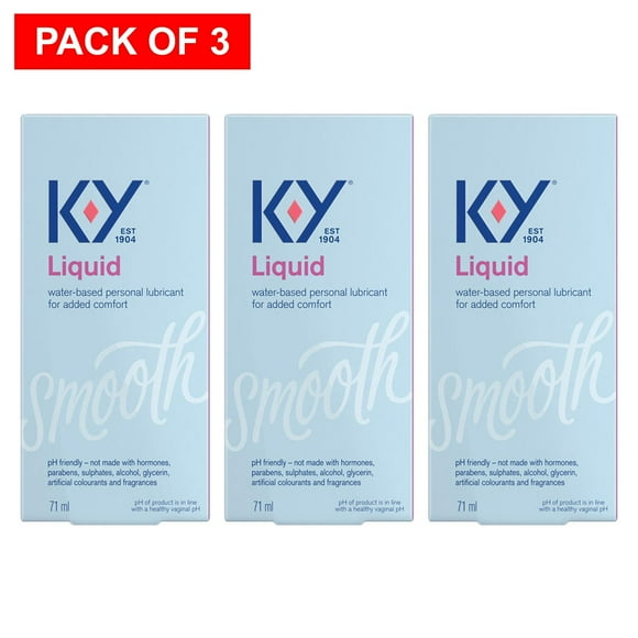 K-Y Gel Lubrifiant Personnel Sexuel, 71 ml (Lot de 3) 12 $ Ch.