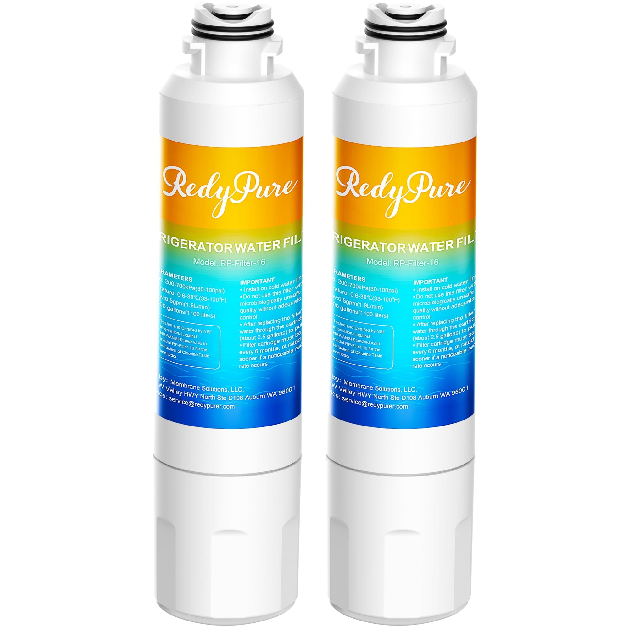 DA2900020B Refrigerator Water Filter, RedyPure Replacement