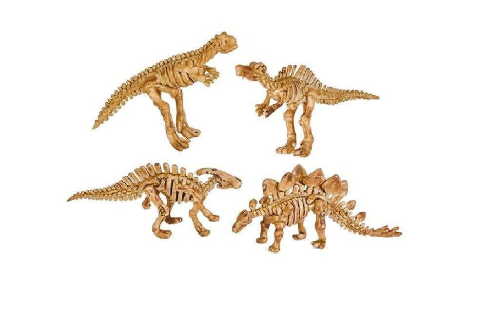 Novelty Treasures Awesome 2 Inch Skeleton Dinosaur Figures Set of 48 School Acti