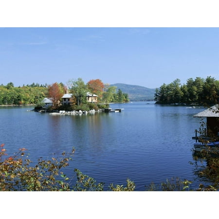 Squam Lake, New Hampshire, New England, United States of America (U.S.A.), North America Print Wall Art By Fraser