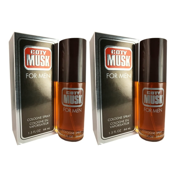 Coty Musk For Men 1.5 oz Cologne Spay 2 Pack