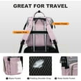 thumbnail image 6 of Lovevook Laptop Backpack for Women,17.3" Business Computer Bag Teacher Nurse Backpack Purse with Anti-Thief Pocket, Larger Waterproof Travel Bag College Backpack with USB Charging Port, 6 of 7