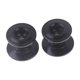 thumbnail image 3 of 2 piezas de ruedas guía para coche RC, pieza de repuesto compatible para 13-12/9-8 mm, sistema de transmisión DIY. Negro, 3 of 9