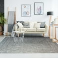 thumbnail image 6 of BNM Indoor/ Outdoor Multihued Rug, 4' x 6', Slate- White, 6 of 7