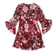 thumbnail image 2 of Vestido ajustado y acampanado bar III para mujer rojo 12, 2 of 2