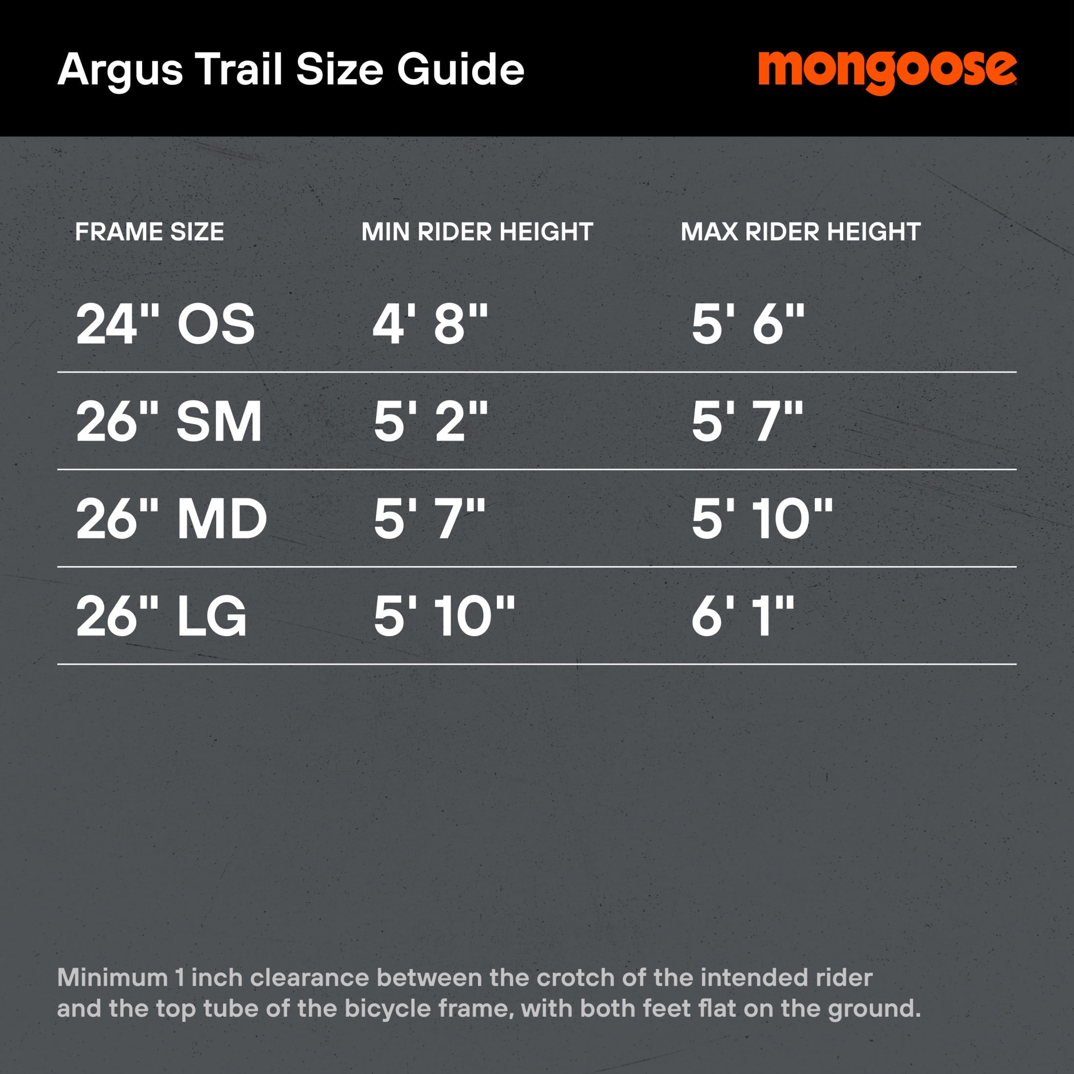Mongoose Argus Trail Fat Tire Mountain Bike, 24 Inch Wheels, Ages 10 -15, Red