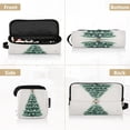 thumbnail image 4 of Hair Tools Travel Bag Heat-Resistant Curling Iron Organizer Bag with Detachable Heatproof Mat Travel Storage Case Green Christmas Tree with Baubles, 4 of 8