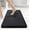 Black, variant on Bathroom Rugs,16"×24" Ultra Absorbent & Non-Slip Memory Foam Bath Rugs,Machine Washable Bathroom Mats,Soft Coral Fleece Bath Mats,Bath Mats for Bathroom Floor