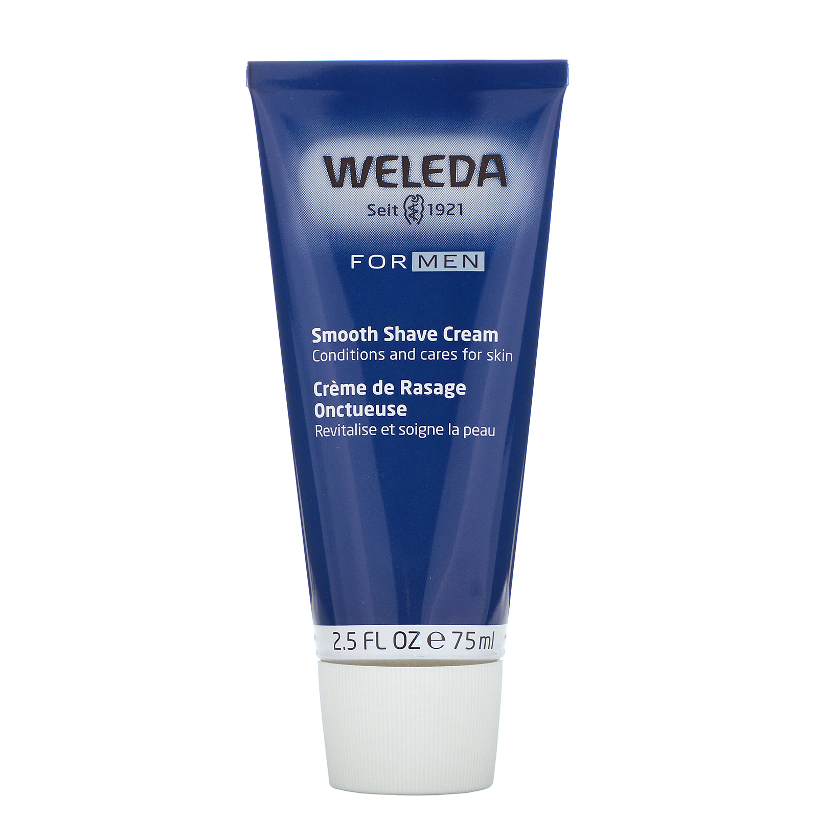 Weleda For Men Smooth Shave Cream 2 5 Fl Oz 75 Ml