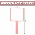 thumbnail image 2 of RAGUPEL Hand Mirrors with Handle,Flat Square Hand Mirror 7.5"*3.9"*0.4" Handheld Mirror,Red Lip Print Handheld Mirror with Handle,Style3, 2 of 7