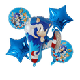 thumbnail image 4 of Conjunto de más piezas de globos de película de aluminio, globos para cumpleaños de niños, globos para fiesta temática de Sonic, 4 of 5