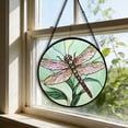 thumbnail image 4 of Stained Glass Window Hanging Ornament Decorative Art Piece For Home And Garden, 4 of 6