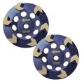 thumbnail image 1 of DiamaPro Systems Fileté 5" 6 Segments de Flèche Meule (2 Pack), 1 of 3