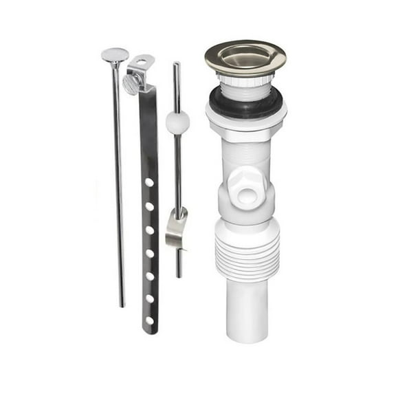 Thrifco 4401688 1-1/4 Inch Flexible Accordion Design Sink Drain Pop-up Waste Complete Assembly
