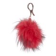 thumbnail image 1 of Porte-clés en Fausse Fourrure pour Cellulaire, Rouge, 1 of 2