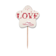 thumbnail image 1 of Amor Feliz dia de San Valentin Rojo Selección de pastelitos Star lable Flag en palillos de dientes, 1 of 3