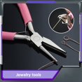 thumbnail image 2 of Round Concave Pliers Wire Looping Pliers Precision Jewelry Pliers Wire Bending Tools Jewelry Hand Tools DIY Tool Cutting Pliers Pink, 2 of 6