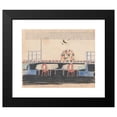 thumbnail image 2 of Winold Reiss 24x20 Black Modern Framed Museum Art Print Titled - Interior Perspective Studies for a Restaurant (1910), 2 of 5