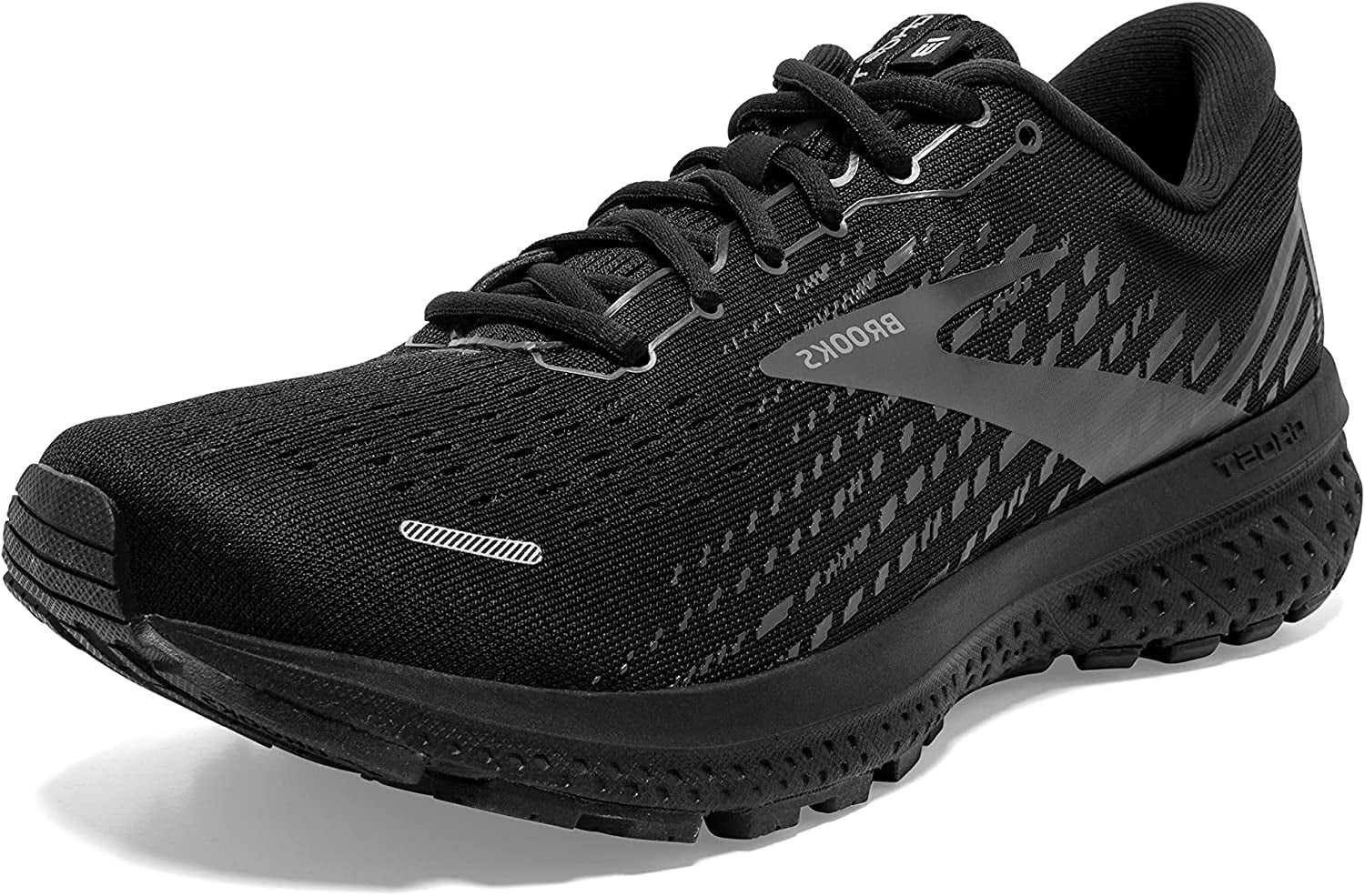Brooks Mens Ghost 13 - Black/Black - 11 