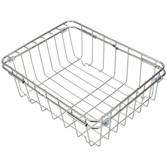 AMERTEER Dish Drainer Expandable Dish Drying Rack Kitchen Stainless Steel Sink Dish Rack Over Sink Dish Rack Shelf