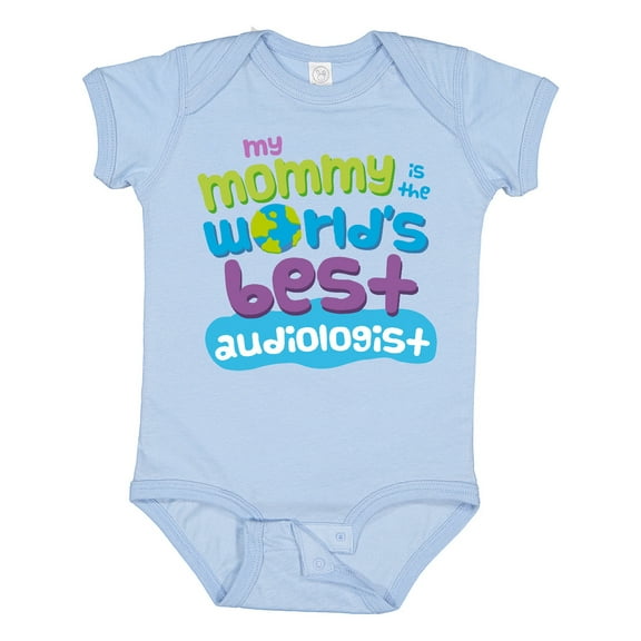 Inktastic Audiologist Mom Quote Childs Boys or Girls Baby Bodysuit
