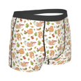 thumbnail image 4 of Uemuo Squirrel And Mushroom Pattern Men's Boxer Briefs,Trunk Anti-Chafing,Comfortable, Durable, and Stylish Underwear-Medium, 4 of 9