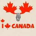 thumbnail image 3 of CafePress - I Love Canada Canadian Moose Tote Bag - Unisex Canvas Tote Bag, Beige, 1-Piece, 3 of 8