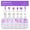 O, variant on Nail Accessories Heart Shape Flatback Nail Gems 12 Grids Decorating Set for Crafting Design