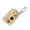 Yellow, variant on Compact Camera Keychain with Button-Triggered LED & Sound, Glowing Accessory for Keys & Parties