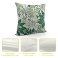 thumbnail image 4 of Nawypu Sage Green White Grey Gray Pillow Covers, Geometry Dahlia Floral Print Decorative Throw Pillow Covers Outdoor Farmhouse Cushion Case for Couch Sofa Bed Decor, 4 of 5
