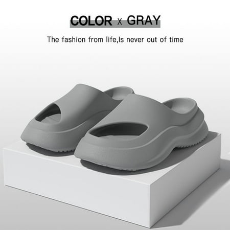 

Wish Unisex Garden Clogs Shoes Sandals Slippers-Gray(40/41 EU Size） S1507