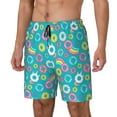 thumbnail image 2 of Daiia Donut Mens Swim Trunks Swim Shorts Quick Dry Swim Shorts with Mesh Lining Pockets-X-Large, 2 of 9