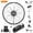 48V16Ah HL1-2, variant on Bafang 48V 750W Ebike Rear Hub Motor Kit 20" Electric Bike Conversion Kit with LCD Display 48V30Ah Downtube Battery for 135-142mm Rear Dropout Bicycle