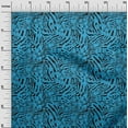 thumbnail image 2 of oneOone Cotton Cambric Medium Blue Fabric Animal Skin Fabric For Sewing Printed Craft Fabric By The Yard 42 Inch Wide-987, 2 of 4
