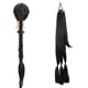 thumbnail image 5 of Extensiones de cabello con coleta trenzada larga, trenzas DIY, envoltura con goma para el cabello. Negro, 5 of 9