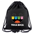 thumbnail image 1 of Mochila con cordón Anime Tocas con impresión 3D para niños, 1 of 3