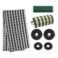 thumbnail image 1 of Tela de reemplazo para silla Gravity Uxcell con kit de cuerdas para patio y piscina, verde, 1 of 1