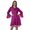 Fuschia Pink, variant on Printed V-Neck Mini Dresses Women Flounce Sleeve Beach Dresses Women