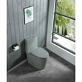 thumbnail image 4 of 1.1/1.60 GPF Dual-Flush One Piece Toilet, Water-Saving Elongated Comfort Height Floor Mounted, Soft Close 1000 Gram Map Flushing Score Toilet, Light Grey 23T01-LG, 4 of 8
